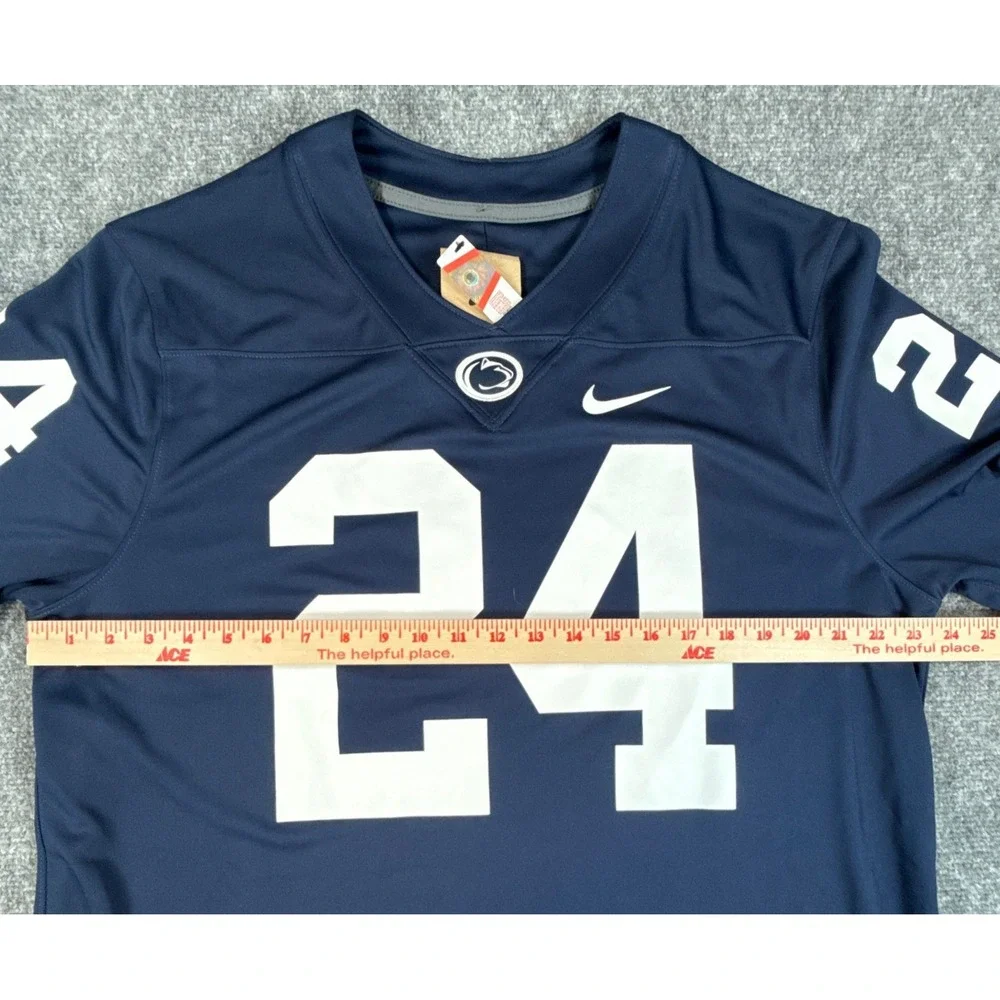 Nike Penn State Nittany Lions Football Jersey Navy Blue 24 Mens XL NWT